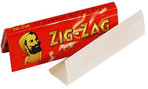 50 Pakete Zigarettenpapier von Zig Zag Red