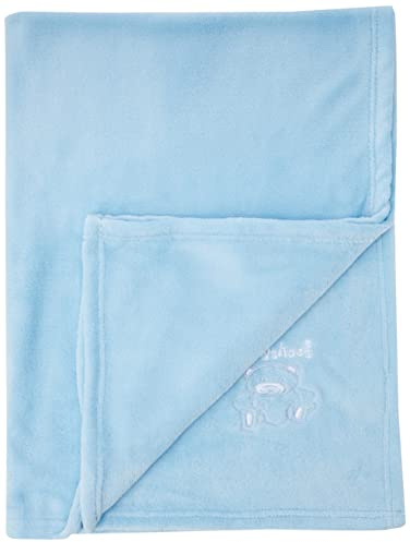 Playshoes Unisex Baby Fleece-Decke Bär 301700, 17 - Bleu, 100 x 150 cm/39.4 Inch x 59 Inch