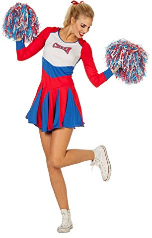 Wilbers 4264 Cheerleader Cheerleading Uniform Sexy Damenkostüm Kostüm Damen 38