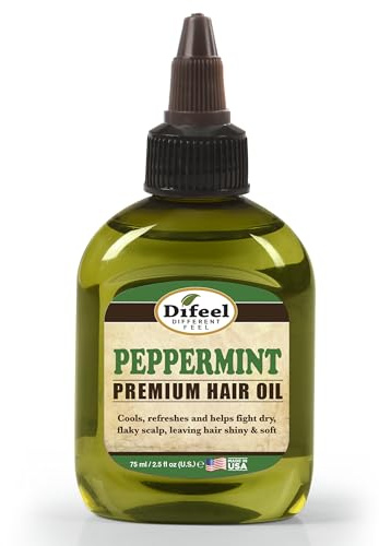 Difeel Premium Natural Hair Care Oil, Peppermint 75 ml