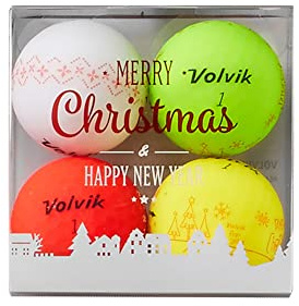 Volvik Weihnachtsgolfbälle Christmas Holiday Golfbälle Matt