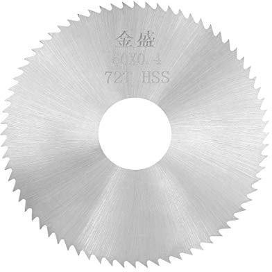 sourcing map Mini Circular Saw Blades 60x16x0.4mm 72 Teeth HSS Disc Cutting Blade for Wood Metal