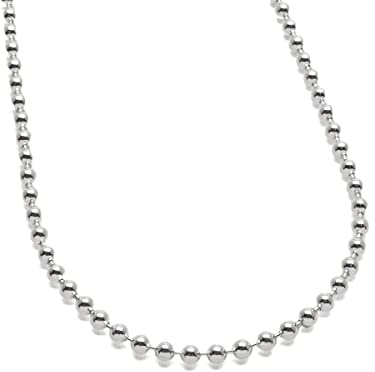 Ball/Beaded Chain Link Sterling Silver Anklet/Ankle Bracelet/Ankle Chain - 925 Sterling Silver - Adjustable 8 to 9 Inch/9 to 9.5 Inch/9.5 to 10.5 Inch/10.5 to 11.5 Inch/11.5 to 12.5 Inch