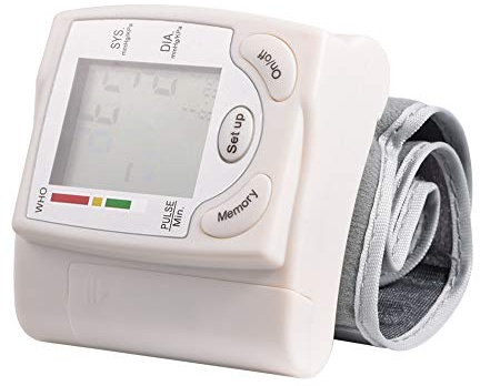 Monitor presión Arterial - Smart Digital LCD Muñequera Herramienta de medición de la presión Arterial Medición Inicio