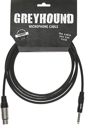 Klotz GRG1FP10.0 Greyhound Mikrofonkabel XLR auf Klinke 10 m