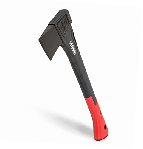 ARES 45005 – 18-Inch Chopping Axe – Lightweight Fiberglass Handle Construction – High-Carbon Steel Blade Head – Gardening, Hiking, and Outdoor/Adventure Applications