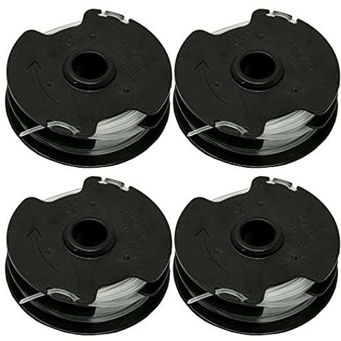 4 Stück Rasentrimmer Spule Ersatz für Parkside Rasentrimmer PRTA 20-Li C3 | Fadenspule für IAN351753 A1 B2, PRT 550 A1/A3;PRT 300 A1,Ø 1.4mm, 8.3m