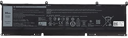 Dell Akku 86Wh 6C Precision 5550 5560 5570, XPS 15 9500 9510 9520, G7 7500 G15 5510 5511 5515, Inspiron 16 7610, AW m15 R3 R4 R6 M17 R: PART4YOU 3er R4 Type 69KF2 M59JH 70N2F