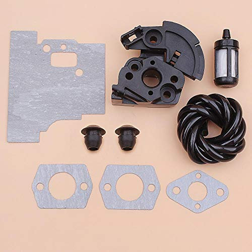 Ansaugkrümmer Vergaserflanschdichtung for Stihl FS75 FS80 FS85 Kraftstofffilterleitung Schlauchtüllenset Rasentrimmer Leistung