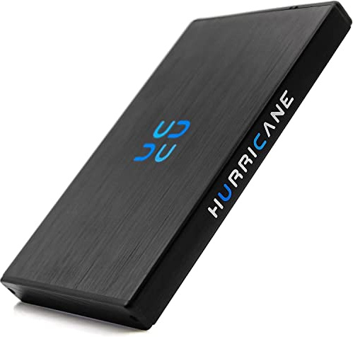 HURRICANE GD25612 Externe Festplatte 2TB 2,5 USB 3.0 Speicher tragbar für PC, Laptop, PS4, PS5, Xbox kompatibel mit Windows Mac Linux