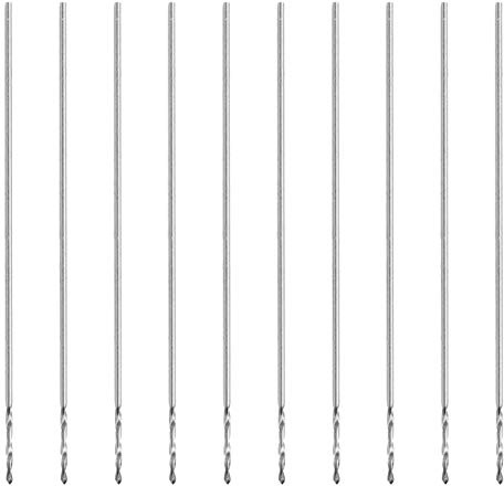 Bohrer-Set, 10-teiliges Mikrobohrer-Set, 0,3 Mm Spiralbohrer, Kleine Bohrer, Schmuckherstellungswerkzeuge für Holz, Schmuck, Kunststoff, Miniatur