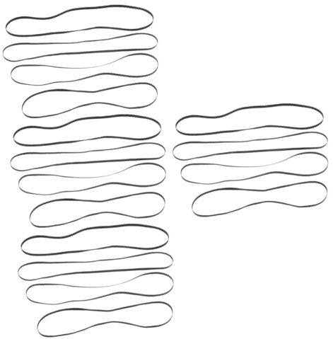 16 STK Gürtel Für Plattenspieler Musikspieler Zubehör-antriebsriemen Leine Drehteller Riemen Für Plattenspieler Aus Gummi Phonographenzubehör Turner Vinyl Klebeband