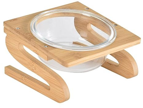 Quzente Hundenapf - Futter- und Wassernäpfe für Haustiere,Erhöhter und geneigter erhöhter Futternapf für Haustiere mit Spritzschutz, Katzenfutternäpfe für kleine, mittelgroße Katzen und Hunde