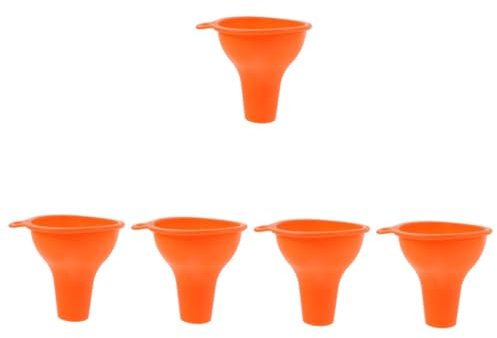 YARNOW 5 Pezzi Imbuto Per Giocattoli in Silicone Per Cani Piccolo Imbuto Da Cucina Per Alimentare Il Trasferimento Del Cibo