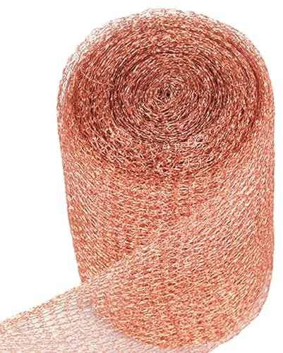 Generisch Copper Wire Garden Nets, Snail Fence, Double Layer Copper Net, Copper Netting Snail Fence, Multipurpose Wire Mesh, Copper Mesh Roll for Garden, Snail Barrier, Nude Slugs