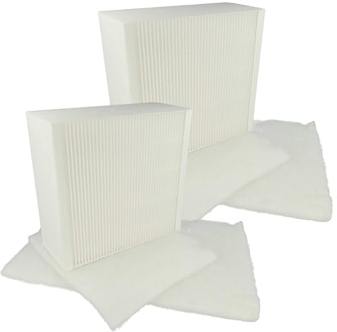 vhbw 6-teiliges Filter-Set Ersatz für Vallox 1511 | Nr. 24 für Lüftungsgerät - Grobstaubfilter, Feinstaubfilter
