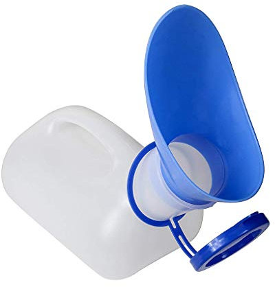 1000 ml Unisex-Kunststoff-Urinale, Inkontinenzflaschen, tragbare Urinflasche für den Außenbereich, Pinkeln, Urinal, Aufbewahrung, Camping, Reisen, Fahren, für Männer für Patienten