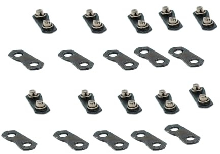 Changyeah 10 Ölsägelkettenverbindung Kettenschnalle,Kettenschnalle,Hochfeste Steckverbinder,robuster kettenverbinder(Kleine3/8)