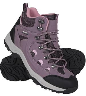 Mountain Warehouse Adventurer Womens Waterproof Boots | Lightweight & Durable Construction, Deep Lugs for Great Grip, Cushioned Footbed for All-Day Comfort, Idea for Hiking, Walking