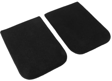 Laroal Wheelchair Footrest Cover Neoprene Soft Leg Rest Cushion Non-Slip Footplate Protector Pad, 2 Pcs/Set