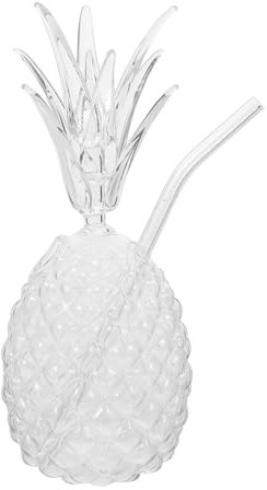 HOLIDYOYO Kreativer Ananas Trinkbecher Mit Strohhalm Multifunktionale Cocktail Und Saftgläser Für Stilvolle Getränke Home Bar Einzigartiges Design Für Partys Und Besondere Anlässe