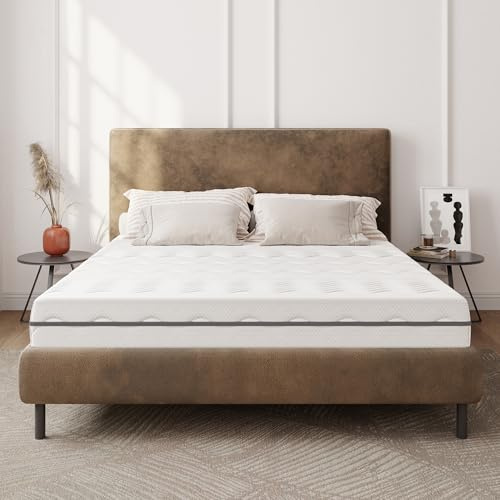 Ego Home Matelas 90 x 200 cm, Hauteur 16 cm, en Mousse Froide, 8 Zones, hypoallergénique et antibactérien, certifié Oeko-Tex, Housse Amovible et Lavable, utilisable des Deux côtés