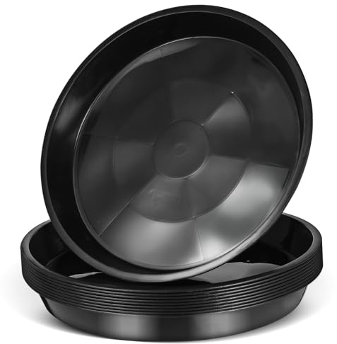 OFFSCH 10piezas Base De Maceta para Plantas Maceta Bandeja Inferior para Bonsáis Bandeja De Plástico Interior y Exterior