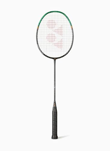 YONEX Badmintonschläger ASTROX 99 Spiel (Schwarz/Grün), 2G Namd Flex Force, leichte Endkappe, konzentrierter Sweet Spot für Power, Shot-Informationsanschluss, 4U G5