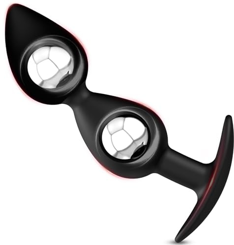 Perles Anales en Silicone,plug anal sex toys pour homme femme, Flexible Entraîneur Anal Chaîne Anale,prostate homme dildo sextoys plug (M)
