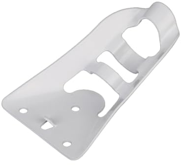YARNOW 2pcs Flag Pole Holder Wall Mount Flagpole Windsock Bracket Base Stainless Steel White Weather-Resistant Convenient to Use for Securing Flagpole on Patio