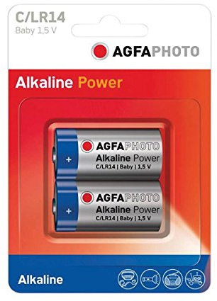 AGFA PHOTO ALKALINE BATTERIES (TYPE C PACKING 2)