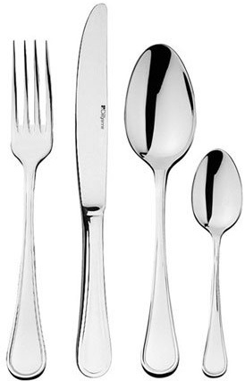 Cuillère à café en inox 18/10 de 3mm finition miroir - Lot de 6 Confidence