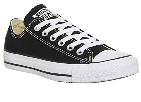Converse All Star Low Trainers Black Canvas - 4 UK