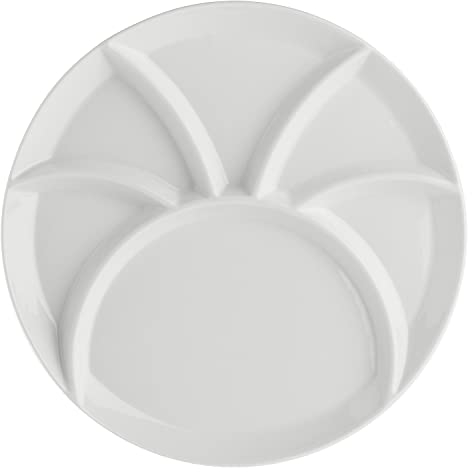 La Porcellana Convivio Fondue/Parte Placa cm 26 GB, Color Blanco