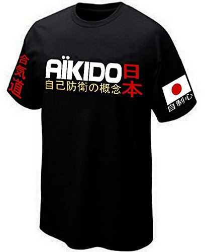 PRIMA ITALIA T-Shirt AÏKIDO Martial-Art Japon - Japan (M)