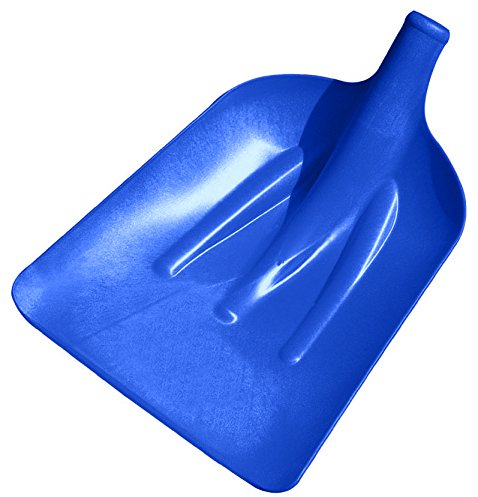 Ausonia - Pala da neve in fibra di vetro SENZA MANICO gr 730 Cm 38x48