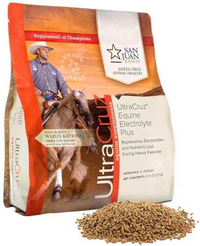 UltraCruz® Suplemento electrolítico equino Plus para Caballos, 5 Libras