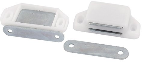 Aexit Catenaccio per mobili in vetro con chiusura magnetica Cattura 57mm Lunghezza 2 pezzi ID: 973092
