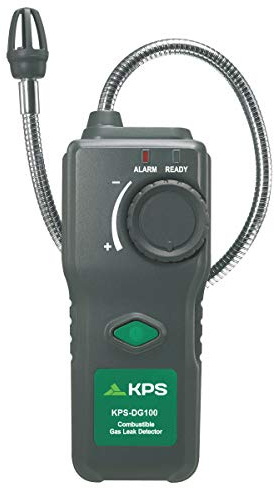 Detector de gas profesional KPS-DG100. Detecta Gas natural, Metano, Etano, Propano, Butano, Acetona, Alcohol, Amoníaco, CO, Gasolina, Disolventes de Hidrógeno, Diluyente de laca, Nafta.