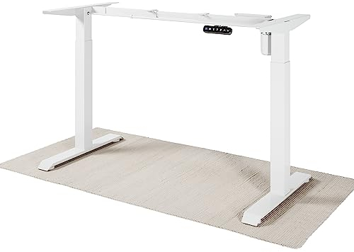 Desktronic Höhenverstellbarer Schreibtisch - Stehpult Tischgestell Elektrisch mit Touchscreen + Ladeanschlüssen - Höhenverstellbar