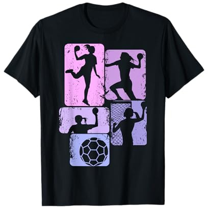 Handball Handballerin Mädchen Kinder Frauen T-Shirt