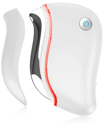 Aikertec Heat Electric Gua Sha Tool, 4-in-1 Multi-Function Face Massager, Facial, Double Chin, Awakening Skin, Deep Treatment