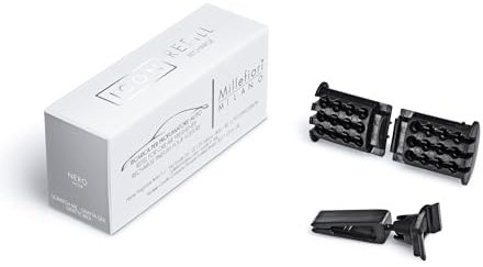 Millefiori Milano Icon Nachfüllpackung für Auto-Lufterfrischer, Nero