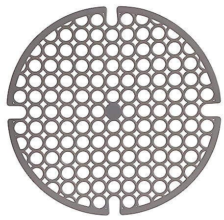 Kinvara SPÜLBECKEN Einlage Ø29cm rund Spülbeckenmatte Spülbeckeneinlage Spülmatte Spülmatte Abtropfmatte Matte 4-Varianten 30 (Grau)