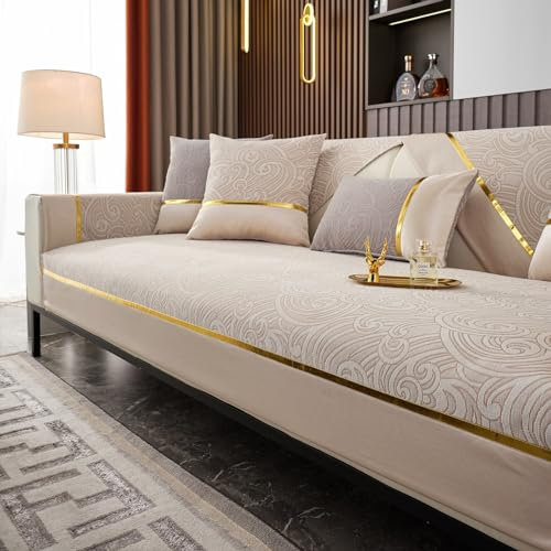 sofabezug Antirutsch 1 2 3 4 sitzer für Wohnzimmer,Chenille Couch Cover Ecksofa L Form couchschoner rutschfest Sofaschoner,Sofa Überwur Sofaschutz Schonbezug Abdeckung Sofaüberwurf für Hunde Pets(