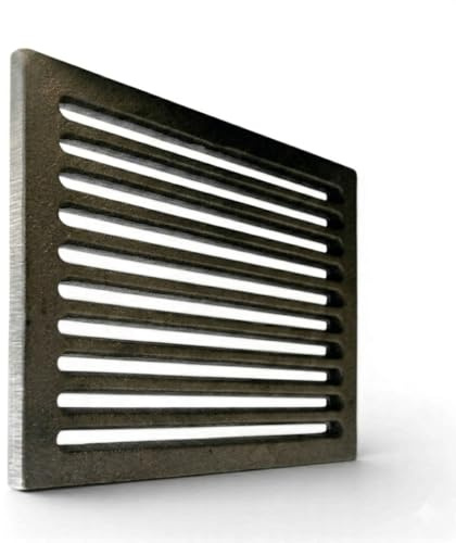 Lunaway - Rejilla de hierro fundido para recolección de cenizas | Grosor 1 cm (20,7 x 19,1 cm)