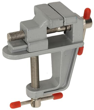 Pince de Table de Bijoutier Mini étau D'établi en Aluminium 31,5 mm Ouverture de la Mâchoire Bijoutiers Pinces de Passe-temps Banc de Passe-temps pour Montre, Bijoux, Travail Manuel de Petites Pièces