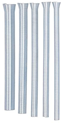 Set di Molle per Piegatrici 5 Pezzi - Accessori per Piegare Tubi Flessibili e Curvi, Materiale in Acciaio per Molle, per Tubi in Rame e Alluminio