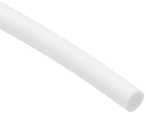 sourcing map Silicone Foam Seal Weather Strip 4mm 2.5m 8ft Sponge Rubber Cord Solid White