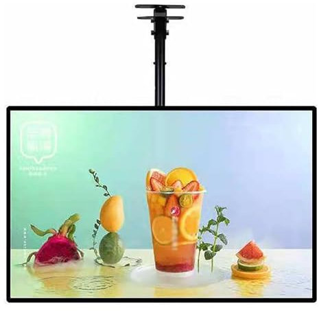 LED-Leuchtkasten mit ultradünnem Rahmen, TV-Leuchtkasten-Werbetafel, an der Wand montierte 3D-Menütafel, LED-Werbeleuchtkasten, hängende Werbetafel for Dekoration, Ausstellung, Theaterwerbung(50X80CM)